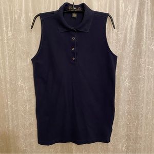3/$15  Cross Creek Sleeveless Polo Shirt Size M